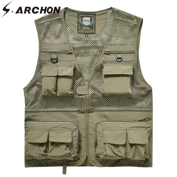 men's vests s.archon tactical military vest men breathable quick dry multi pocket sleeveless thin mesh waistcoat casual pography, Black;white
men's vests s.archon tactical military vest men breathable quick dry multi pocket sleeveless thin mesh waistcoat casual pography, Black;white