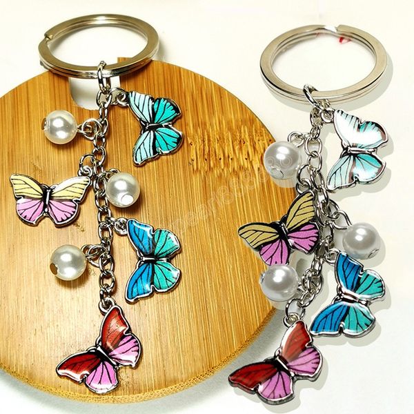 vintage colorful butterfly keychain artificial pearl long tassels key chain handbag hanging ornaments keyrings accessories, Slivery;golden
vintage colorful butterfly keychain artificial pearl long tassels key chain handbag hanging ornaments keyrings accessories, Slivery;golden