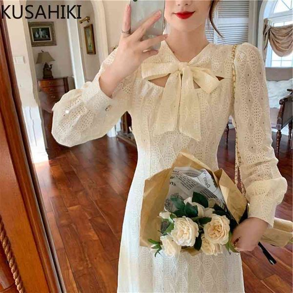 women lace mermaid dress korean bow tie o-neck hollow-out dresses puff sleeve slim ruffle trumpet vestidos 6f162 210603, Black;gray
women lace mermaid dress korean bow tie o-neck hollow-out dresses puff sleeve slim ruffle trumpet vestidos 6f162 210603, Black;gray