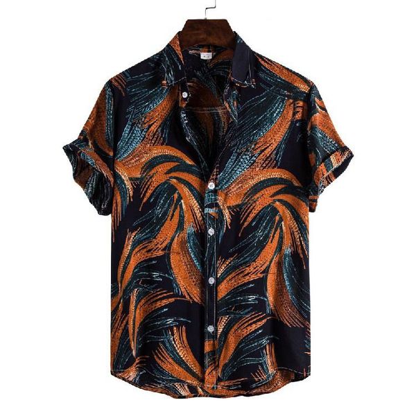 men's casual shirts cotton men shirt summer flower lapel 2021 breathable short sleeve streetwear hawaiian camisa masculina, White;black
men's casual shirts cotton men shirt summer flower lapel 2021 breathable short sleeve streetwear hawaiian camisa masculina, White;black