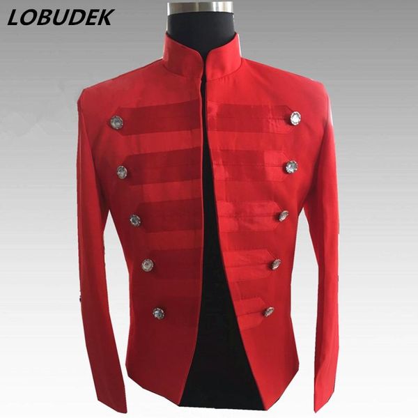 men's jackets men blazer jacket outwear red black male clothes singer dancer performance prom dress show party nightclub bar punk costu, Black;brown
men's jackets men blazer jacket outwear red black male clothes singer dancer performance prom dress show party nightclub bar punk costu, Black;brown