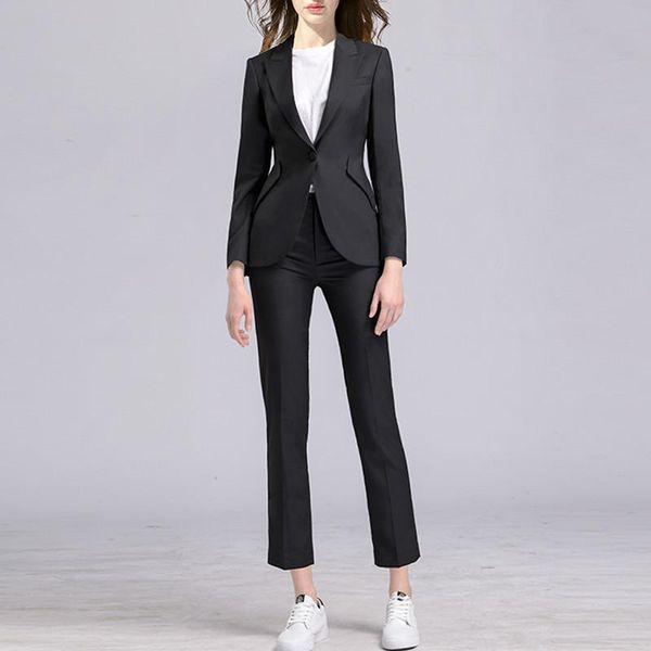 women's two piece pants spring autumn office suit two-piece pantsuit elegant women blazer set female casual loose jacket work clothes, White
women's two piece pants spring autumn office suit two-piece pantsuit elegant women blazer set female casual loose jacket work clothes, White