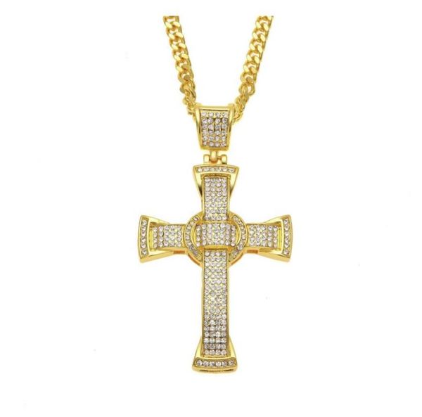 gold color mens jewelry bling crystal pave cross pendant wide cuban chain cool boy men rock punk necklace chains, Silver
gold color mens jewelry bling crystal pave cross pendant wide cuban chain cool boy men rock punk necklace chains, Silver