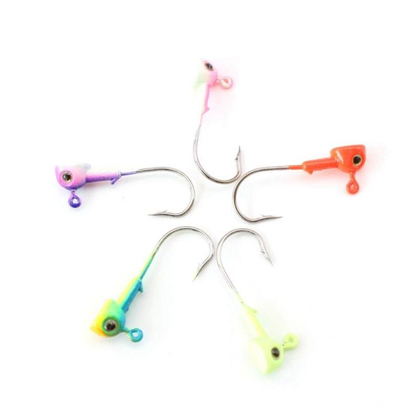 fishing hooks 10pcs lead jig head hook 3.5g 7g 10g 14g 3d fish eyes for soft tackle
fishing hooks 10pcs lead jig head hook 3.5g 7g 10g 14g 3d fish eyes for soft tackle