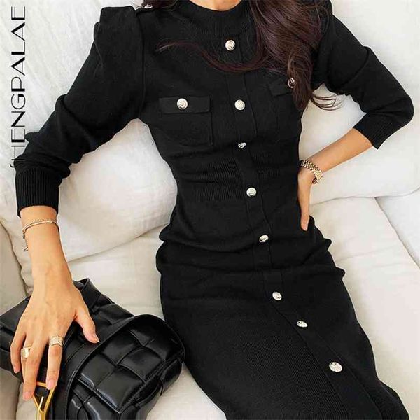 winter women's casual round neck black single breasted skinny over knee long sleeve knitted sweater dress 8q283 210427, Black;gray
winter women's casual round neck black single breasted skinny over knee long sleeve knitted sweater dress 8q283 210427, Black;gray