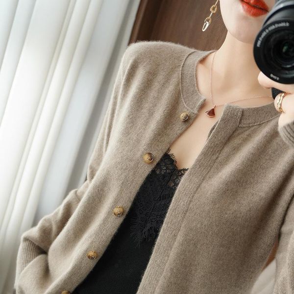 women's knits & tees early spring and autumn o- neck cashmere sweater women cardigan 100% pure wool slim buttoned knit top, White
women's knits & tees early spring and autumn o- neck cashmere sweater women cardigan 100% pure wool slim buttoned knit top, White