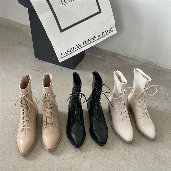 boots dxfan med thick heel pointed toe ankle women 2021 lace up cross-tied platform motorcycle shoes, Black
boots dxfan med thick heel pointed toe ankle women 2021 lace up cross-tied platform motorcycle shoes, Black