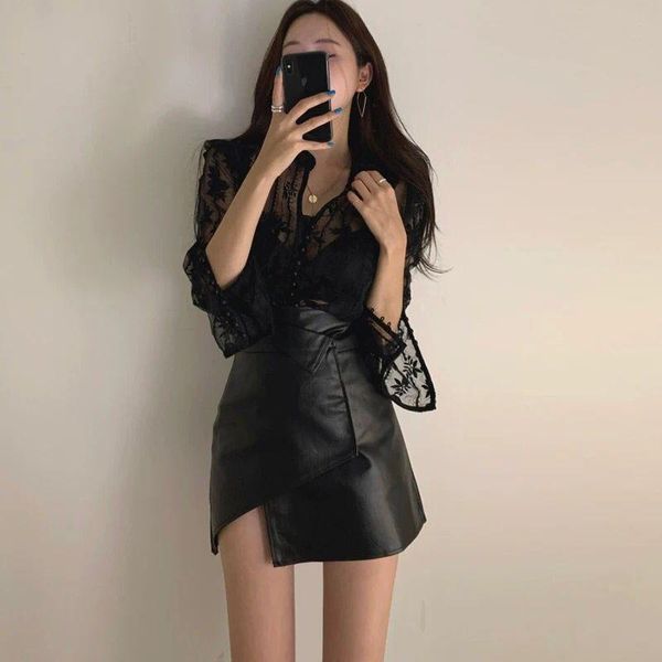 skirts the spring 2021 a word skirt of tall waist show thin irregular package buttocks divided, Black
skirts the spring 2021 a word skirt of tall waist show thin irregular package buttocks divided, Black