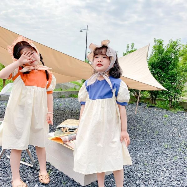 girls dress bubble sleeve dresses 2021 summer children color match cotton short sleeved princess girl's, Red;yellow
girls dress bubble sleeve dresses 2021 summer children color match cotton short sleeved princess girl's, Red;yellow