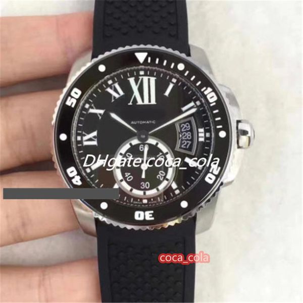 edition chronography 42mm wristwatch calibre black dial eta 2824 automatic diver ceramic outer ring men's rubber watch new mens watches, Slivery;golden
edition chronography 42mm wristwatch calibre black dial eta 2824 automatic diver ceramic outer ring men's rubber watch new mens watches, Slivery;golden