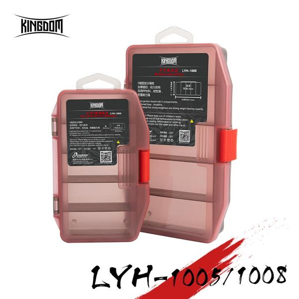 kingdom lure box fishing tackle storage pp material small&medium size large capacity strong durable case accessories
kingdom lure box fishing tackle storage pp material small&medium size large capacity strong durable case accessories