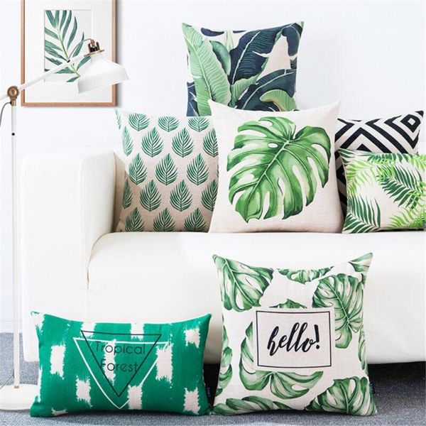 cushion/decorative pillow nordic style green leaf tropical plants geometric printed throw cushion cover lumbar case pillowcase for sofa
cushion/decorative pillow nordic style green leaf tropical plants geometric printed throw cushion cover lumbar case pillowcase for sofa