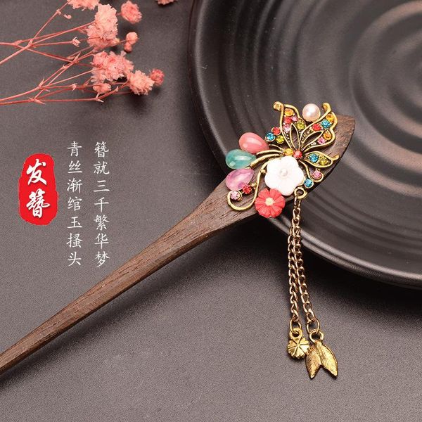 hair clips & barrettes simple ancient disc headdress court temperament retro wood mule han clothing classical ornament woman, Golden;silver
hair clips & barrettes simple ancient disc headdress court temperament retro wood mule han clothing classical ornament woman, Golden;silver