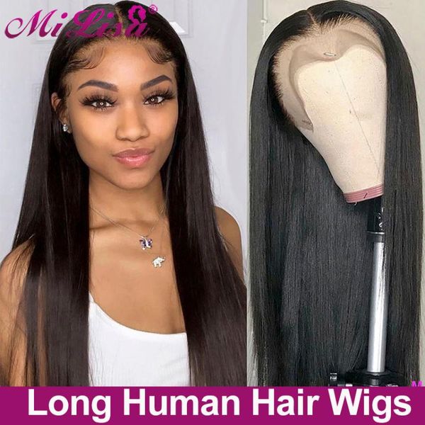 straight lace front wigs brazilian human hair long 4x4 closure wig for women mi lisa remy 13x4, Black;brown
straight lace front wigs brazilian human hair long 4x4 closure wig for women mi lisa remy 13x4, Black;brown