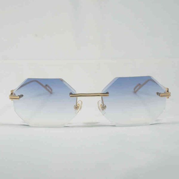 vintage rimls diamond cutting sunglass men sunglass new lens shape shadow metal frame clear reading glass gafas women, White;black 
vintage rimls diamond cutting sunglass men sunglass new lens shape shadow metal frame clear reading glass gafas women, White;black