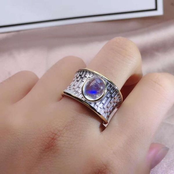 cluster rings natural moonstone ring 925 sterling silver fine jewelry for men or women, Golden;silver
cluster rings natural moonstone ring 925 sterling silver fine jewelry for men or women, Golden;silver