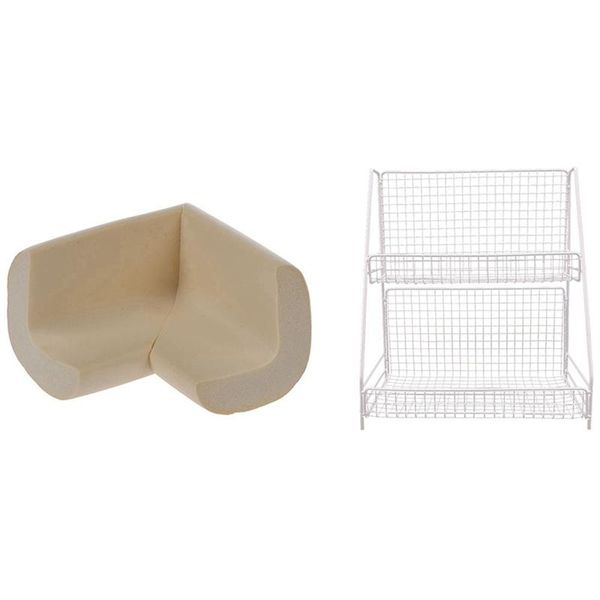 kitchen storage & organization promotion 4pcs child baby safety desk table edge protector cushion white with double layers rack metal shelf
kitchen storage & organization promotion 4pcs child baby safety desk table edge protector cushion white with double layers rack metal shelf