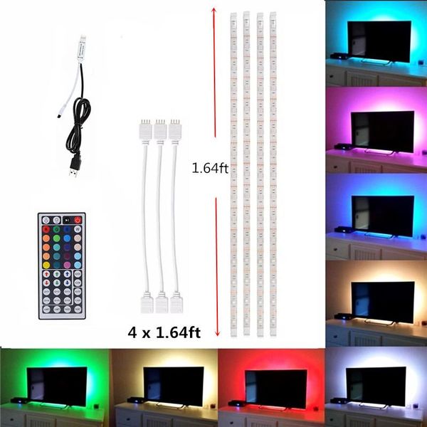 usb led strip light multi color flexible remote controller computer case lamp for pc monitor tv background lighting strips
usb led strip light multi color flexible remote controller computer case lamp for pc monitor tv background lighting strips