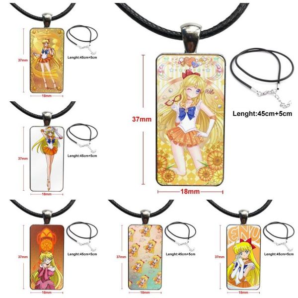 pendant necklaces glass necklace handmade half rectangle for women children fashion sailor moon flexibles, Silver
pendant necklaces glass necklace handmade half rectangle for women children fashion sailor moon flexibles, Silver