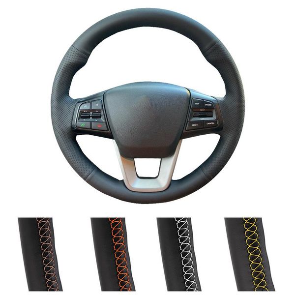 steering wheel covers diy customized car cover for ix25 2014 2021 creta auto artificial leather wrap
steering wheel covers diy customized car cover for ix25 2014 2021 creta auto artificial leather wrap