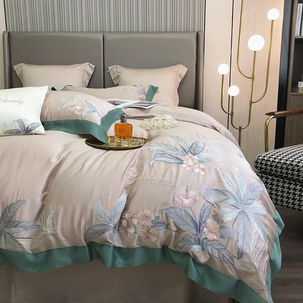 bedding sets luxury american super soft breathable tencel flower embroidery set silky cool double duvet cover bed linen pillowcas
bedding sets luxury american super soft breathable tencel flower embroidery set silky cool double duvet cover bed linen pillowcas
