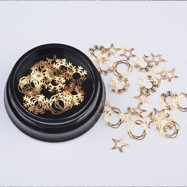 glitter gold metal hollow star snowflake nail art tools decals geometric diy decoration1, Black
glitter gold metal hollow star snowflake nail art tools decals geometric diy decoration1, Black