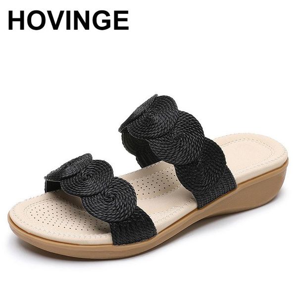 slippers hovinge national wind sandals women bohemian flat wedge shoes thongs sandalias de verano para mujer, Black
slippers hovinge national wind sandals women bohemian flat wedge shoes thongs sandalias de verano para mujer, Black