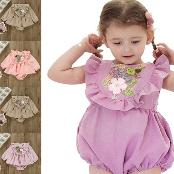 children's suit baby born clothes infant girls long sleeve emboridery flower rompers children twins outfits babygrow bodysuit autumn cl, White
children's suit baby born clothes infant girls long sleeve emboridery flower rompers children twins outfits babygrow bodysuit autumn cl, White