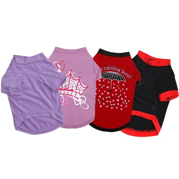 dog apparel four piece shirt for pet clothing summer puppy light and breathable t-shirt small medium dogs
dog apparel four piece shirt for pet clothing summer puppy light and breathable t-shirt small medium dogs