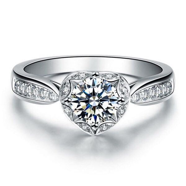 cluster rings loveliness romance 1ct 6.5mm round cut d color moissanite ring for her diamond wedding jewelry, Golden;silver
cluster rings loveliness romance 1ct 6.5mm round cut d color moissanite ring for her diamond wedding jewelry, Golden;silver