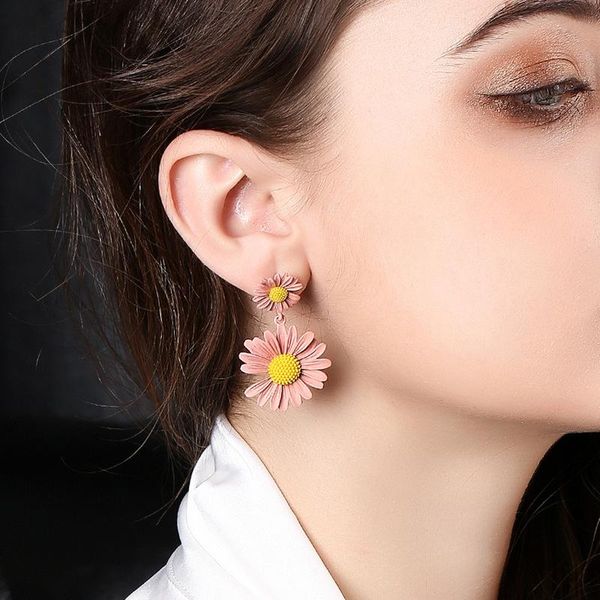 dangle & chandelier girls' lovely poetic daisy flower drop earrings cute romantic fresh charming female earring piercing jewelry gifts, Silver
dangle & chandelier girls' lovely poetic daisy flower drop earrings cute romantic fresh charming female earring piercing jewelry gifts, Silver