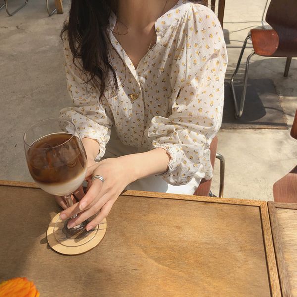 fashion romantic spring french style blouse wrinkle cute sweet little flowers shirts womens casual slimming blusas for female, White
fashion romantic spring french style blouse wrinkle cute sweet little flowers shirts womens casual slimming blusas for female, White