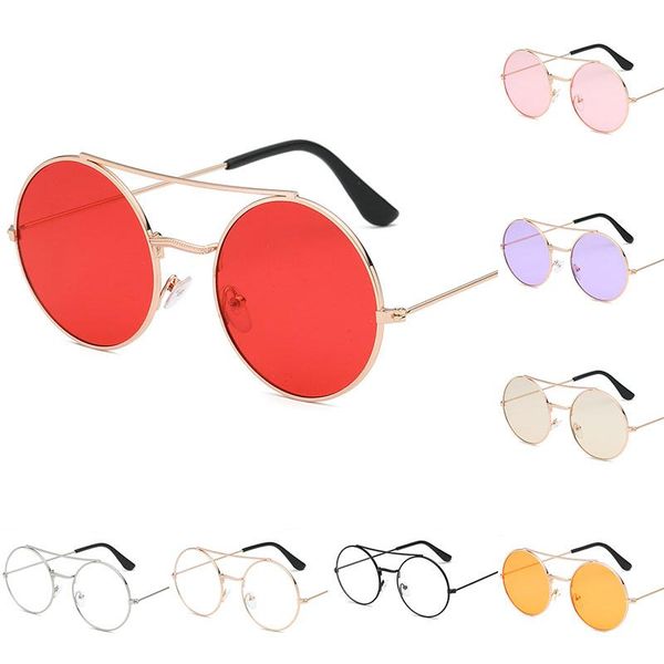 fashion sunglasses frames vintage men women retro punk style round metal frame colorful lens sun glasses eyewear, Black
fashion sunglasses frames vintage men women retro punk style round metal frame colorful lens sun glasses eyewear, Black