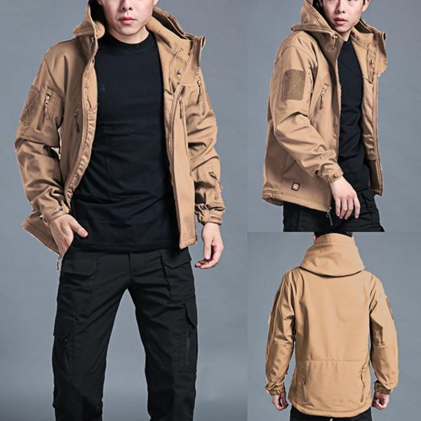 men's jackets waterproof military hooded water proof wind breaker casual coat male clothing 2021 autumn jacket men windbreaker, Black;brown
men's jackets waterproof military hooded water proof wind breaker casual coat male clothing 2021 autumn jacket men windbreaker, Black;brown