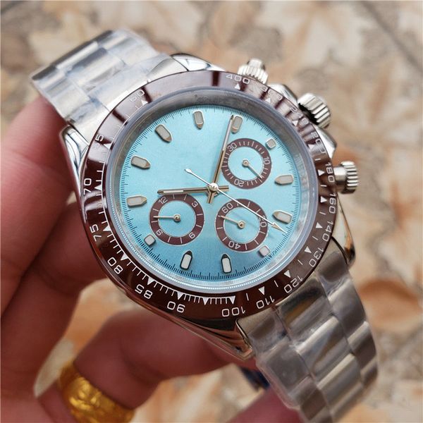 men fashion sport watch stainless steel all dial work automatic movement mechanical wristwatch sweep move gift clock, Slivery;brown
men fashion sport watch stainless steel all dial work automatic movement mechanical wristwatch sweep move gift clock, Slivery;brown