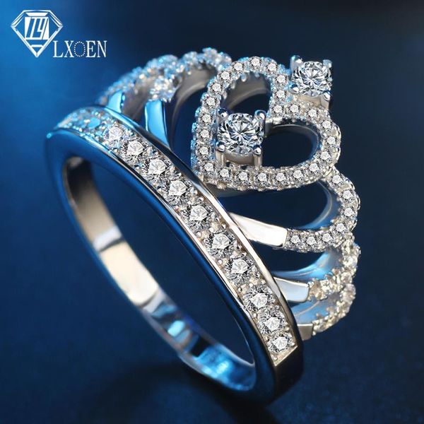 wedding rings lxoen luxury zircon queen style for women crystal crown engagement ring party jewelry accessories anillos mujer anel bague, Slivery;golden
wedding rings lxoen luxury zircon queen style for women crystal crown engagement ring party jewelry accessories anillos mujer anel bague, Slivery;golden