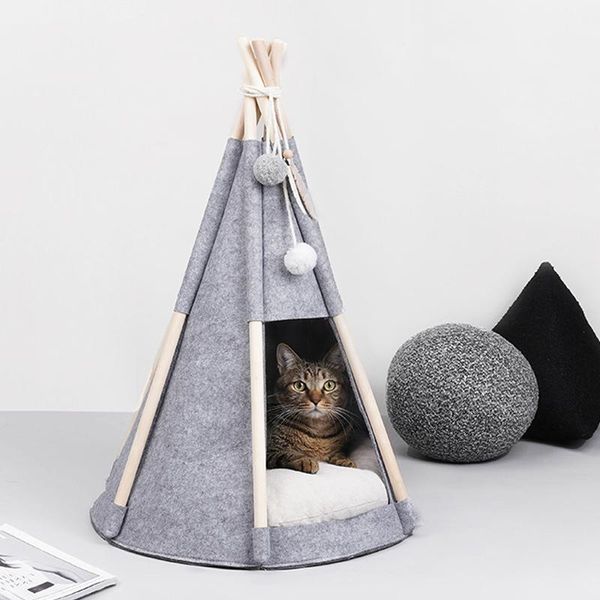 cat beds & furniture pet tent bed, teepee dog bed with thick pad, supplies felt portable foldable durable hammock
cat beds & furniture pet tent bed, teepee dog bed with thick pad, supplies felt portable foldable durable hammock