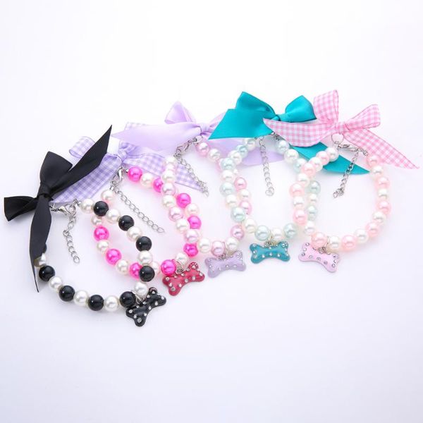 cat collars & leads pet necklace safety collar imitation pearls rhinestone bowknot adjustable small dogs kitten puppy accessories
cat collars & leads pet necklace safety collar imitation pearls rhinestone bowknot adjustable small dogs kitten puppy accessories