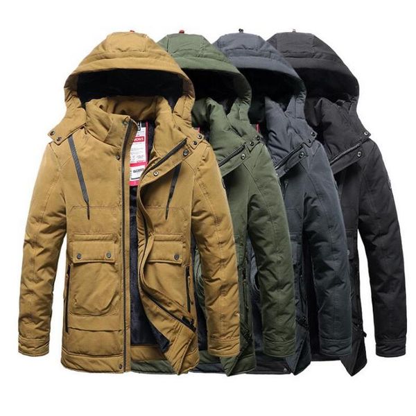 men's jackets windproof fleece jacket men warm thick windbreaker military coats winter hooded parkas overcoat padded outwear, Black;brown
men's jackets windproof fleece jacket men warm thick windbreaker military coats winter hooded parkas overcoat padded outwear, Black;brown