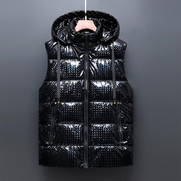 men's vests men vest solid casual autumn hooded sleeveless jackets fashion male waistcoat winter plus size work clothes, Black;white
men's vests men vest solid casual autumn hooded sleeveless jackets fashion male waistcoat winter plus size work clothes, Black;white