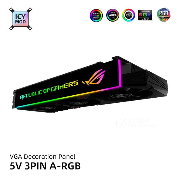 a-rgb gpu side panel customizable rgb vga cover video card customize lighting board aura pc mod custom 5v3pin/12v4pin fans & coolings
a-rgb gpu side panel customizable rgb vga cover video card customize lighting board aura pc mod custom 5v3pin/12v4pin fans & coolings
