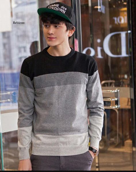 men's sweaters casual sweater o-neck striped slim fit knittwear 2021 autumn mens pullovers pullover men pull homme plus size, White;black
men's sweaters casual sweater o-neck striped slim fit knittwear 2021 autumn mens pullovers pullover men pull homme plus size, White;black
