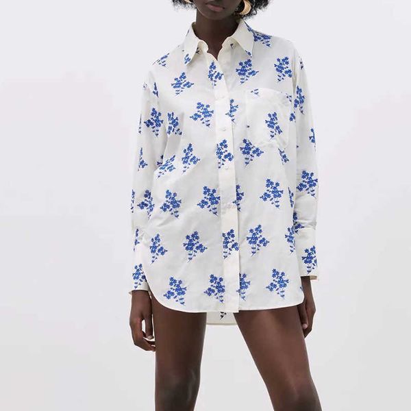 shirt za fashion small floral lapel single-breasted casual chic women simple youth 210601, White
shirt za fashion small floral lapel single-breasted casual chic women simple youth 210601, White