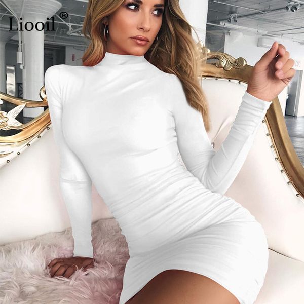 dress black white bodycon mini women clothes 2021 long sleeve o neck high waist tight party club skinny short dress 272j, Black;gray
dress black white bodycon mini women clothes 2021 long sleeve o neck high waist tight party club skinny short dress 272j, Black;gray