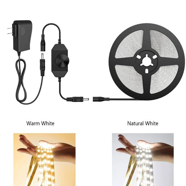 5m 10m led strip light with dimmer switch controller daylight warm white ribbon 2835 tape for bed cabinet kitchen strips
5m 10m led strip light with dimmer switch controller daylight warm white ribbon 2835 tape for bed cabinet kitchen strips