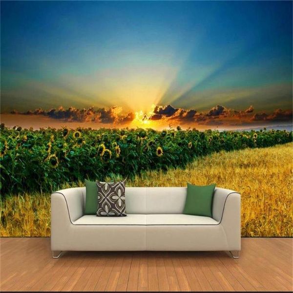 wallpapers custom 3d po wallpaper kids room bed mural sunrise sunflower and wheat field picture sofa backdrop for wall
wallpapers custom 3d po wallpaper kids room bed mural sunrise sunflower and wheat field picture sofa backdrop for wall