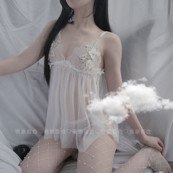 lingerie sleepwear female summer thin suspender strap nightdress short back home clothes with panty nighty sleeping dress, Red;black
lingerie sleepwear female summer thin suspender strap nightdress short back home clothes with panty nighty sleeping dress, Red;black