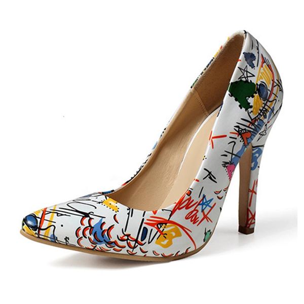 dress shoes women high heels pump pattern color matching ladies wedding party casual large size, Black
dress shoes women high heels pump pattern color matching ladies wedding party casual large size, Black