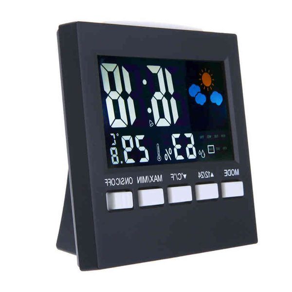 lcd color screen weather clock numerical display thermometer humidity alarm household multi-functions clock wholesale
lcd color screen weather clock numerical display thermometer humidity alarm household multi-functions clock wholesale