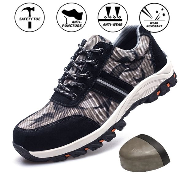 breathable steel toe cap work shoes men's anti-smashing anti-piercing construction site shoes safety shoes 211106, Black
breathable steel toe cap work shoes men's anti-smashing anti-piercing construction site shoes safety shoes 211106, Black